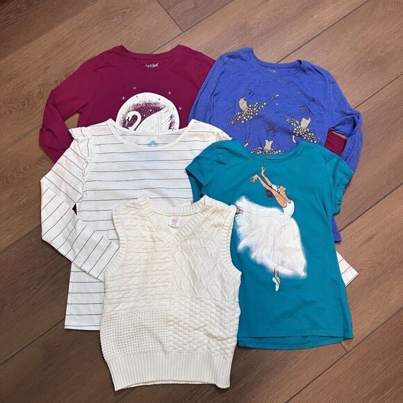 Girls Mixed Brand 10/12 Shirt Bundle - Picture 1 of 12